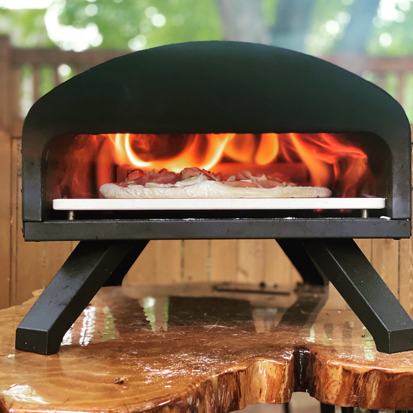 PRE-ORDER Bertello 12" SimulFIRE Outdoor Pizza Oven - Everything Bundle (Ships June/July)