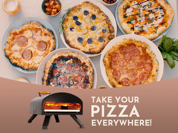 PRE-ORDER Bertello 12" SimulFIRE Outdoor Pizza Oven - Everything Bundle (Ships June/July)