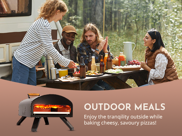 PRE-ORDER Bertello 12" SimulFIRE Outdoor Pizza Oven - Everything Bundle (Ships June/July)