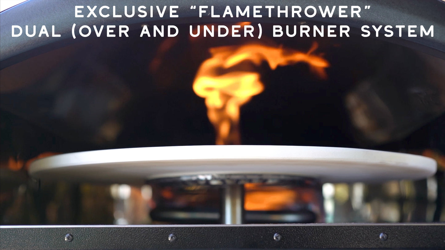 PRE-ORDER TODAY AND SAVE $200! Bertello SimulFIRE 16" Rotating Outdoor Pizza Oven (Shipping June/July 2025) Offer ends April 23rd