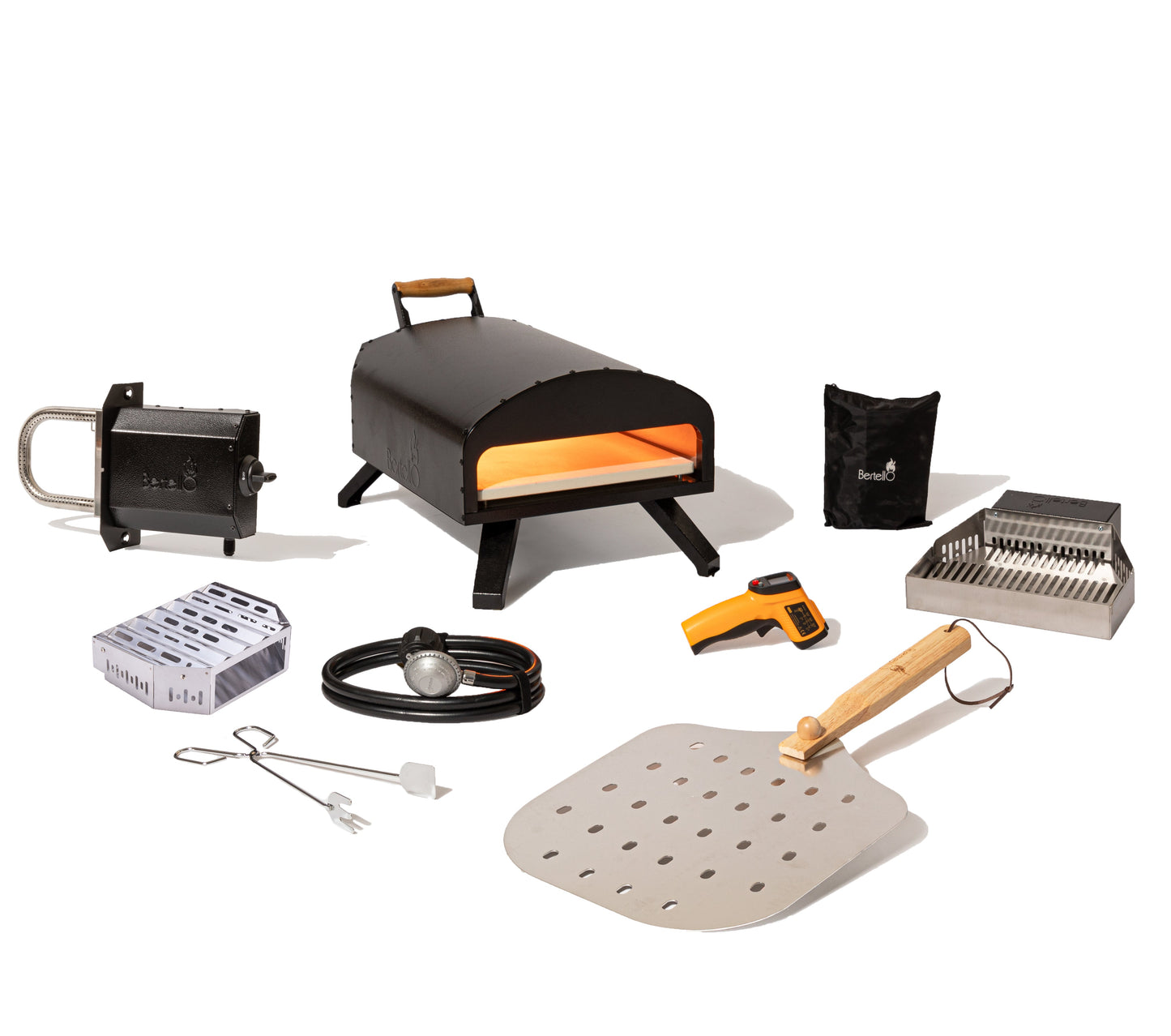 PRE-ORDER Bertello 12" SimulFIRE Outdoor Pizza Oven - Everything Bundle (Ships June/July)