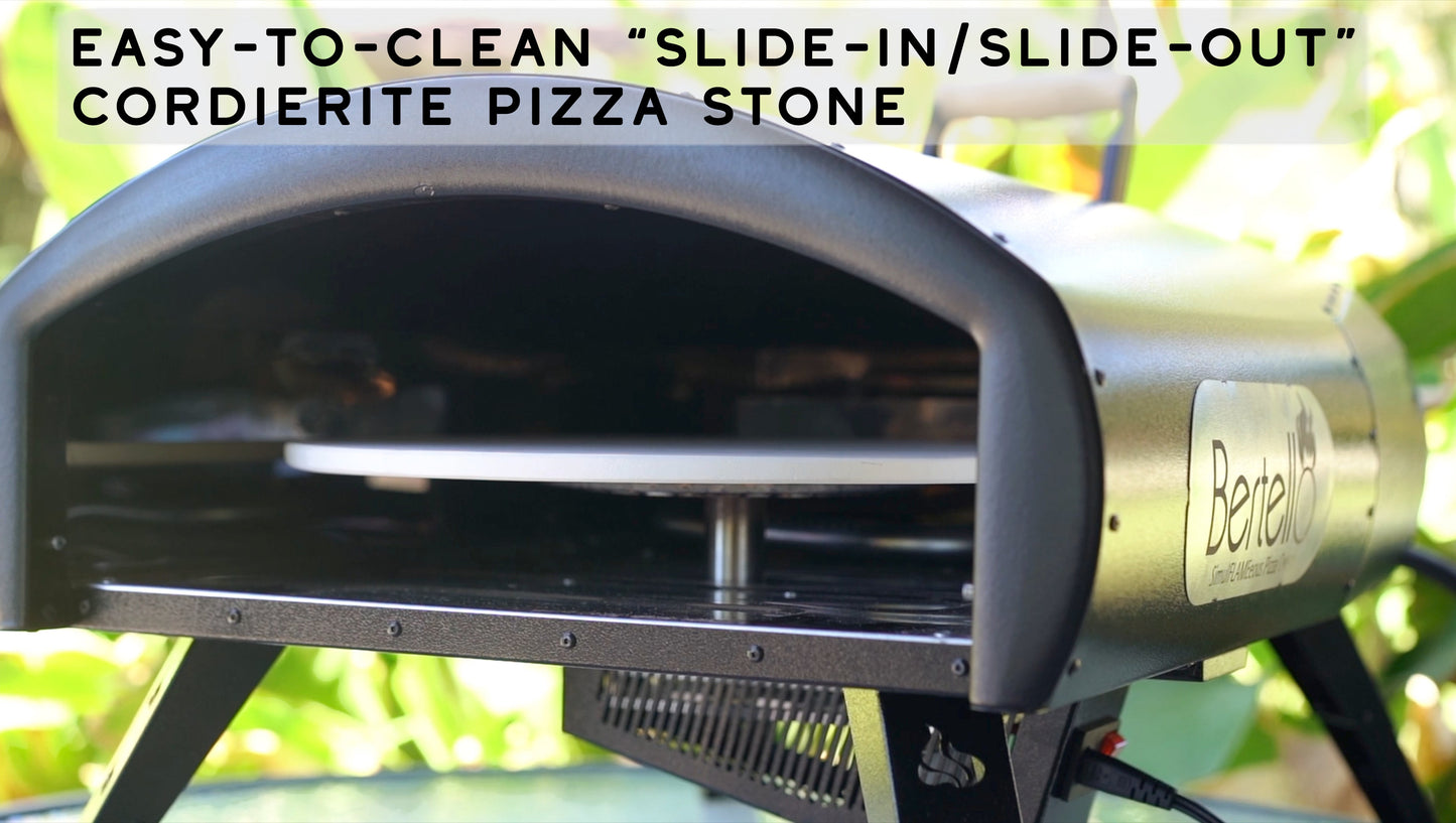 PRE-ORDER TODAY AND SAVE $200! Bertello SimulFIRE 16" Rotating Outdoor Pizza Oven (Shipping June/July 2025) Offer ends April 23rd