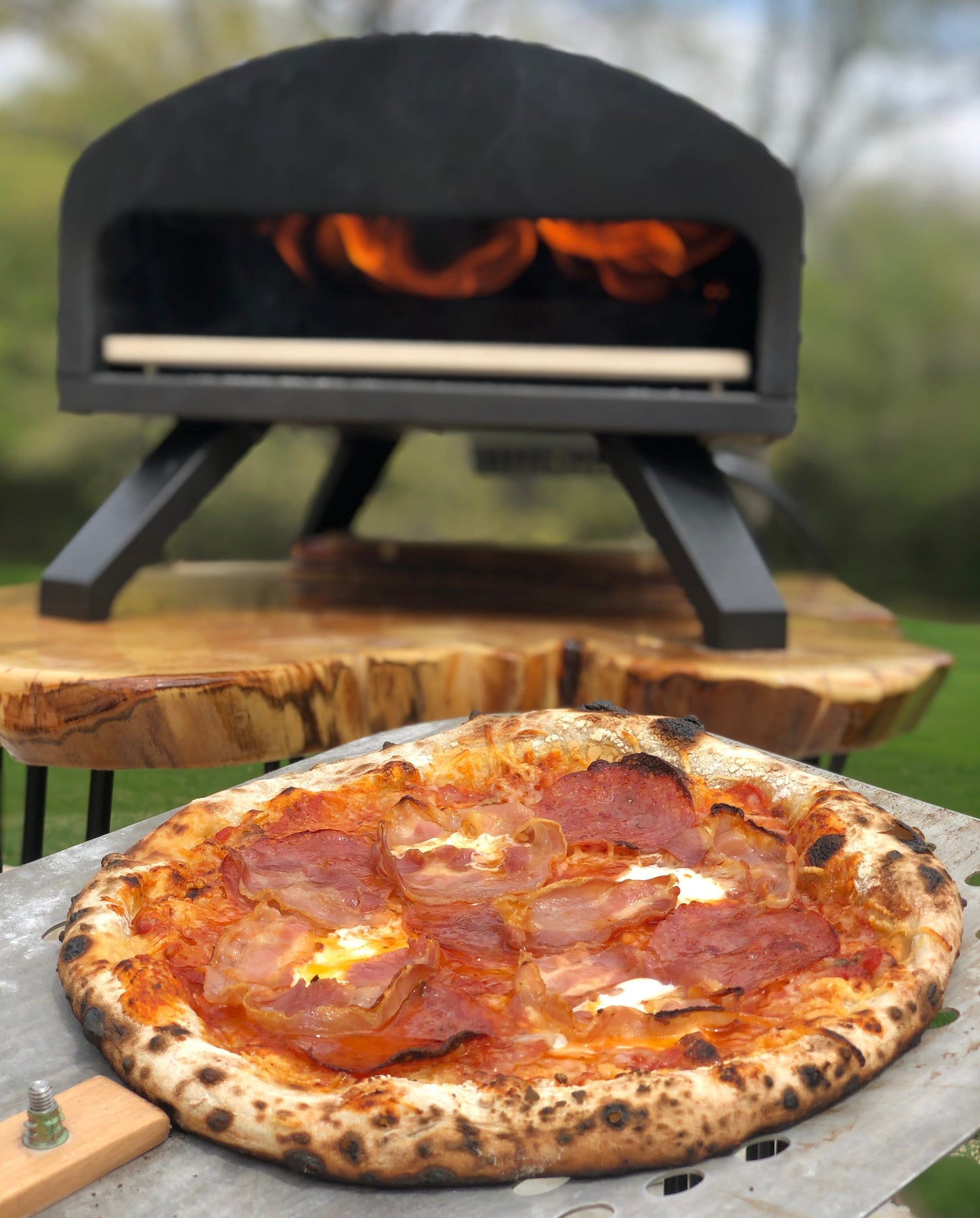 PRE-ORDER Bertello 12" SimulFIRE Outdoor Pizza Oven - Everything Bundle (Ships June/July)