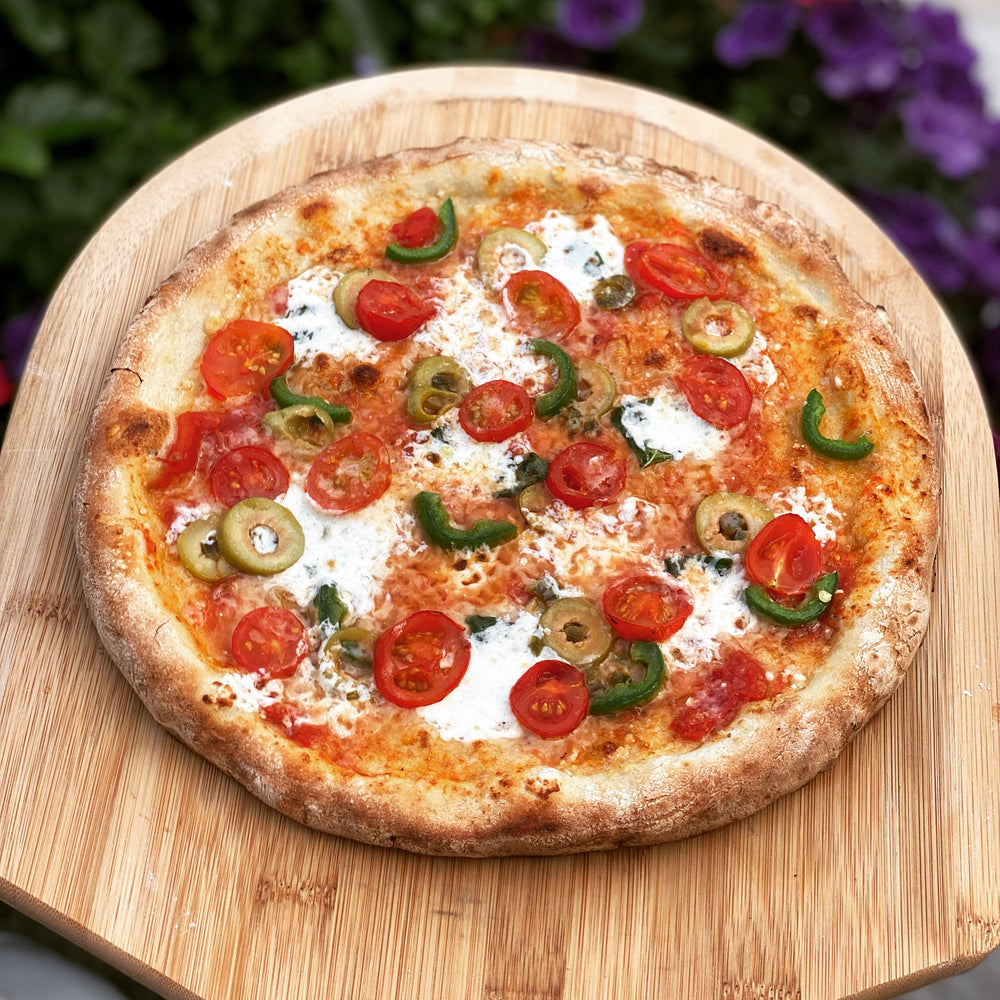 
                  
                    Bertello Grande 16" Outdoor Pizza Oven + Propane Gas Burner, Pizza Stone & Wood Tray
                  
                